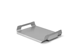 Service- och buffébricka silver 43,4x32,5 cm med 45° handtag