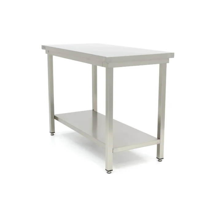 Rostfri arbetsbänkar "MAXI 600" - från 600x600mm till 2000x600mm