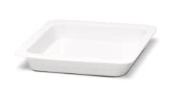 Fyrkantig porslinsinsats för chafing dish