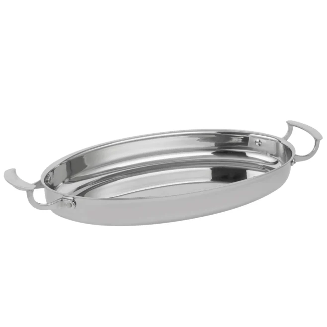 Gratängform oval 3,5 liter rostfritt stål – Miramar