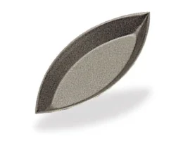 Oval form 8 x 3,3 cm i stål