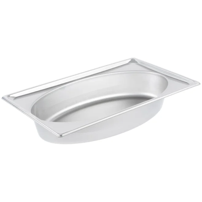 Serveringsform oval djup – Super Pan rostfritt stål