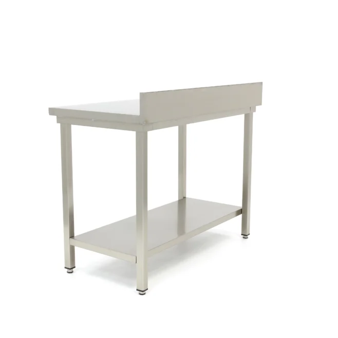 Rostfri arbetsbänkar med bagkant "MAXI 700" - från 600x700mm till 2000x700mm