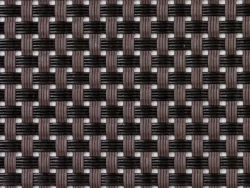 Bordsunderlägg 45 x 30 cm PVC/polyester svart/brun