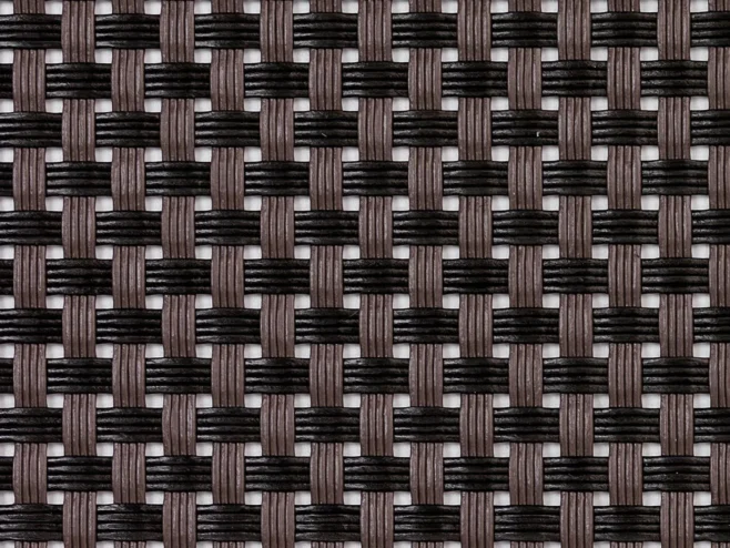 Bordsunderlägg 45 x 30 cm PVC/polyester svart/brun
