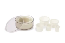 Utstickarset 9 delar polyglas släta