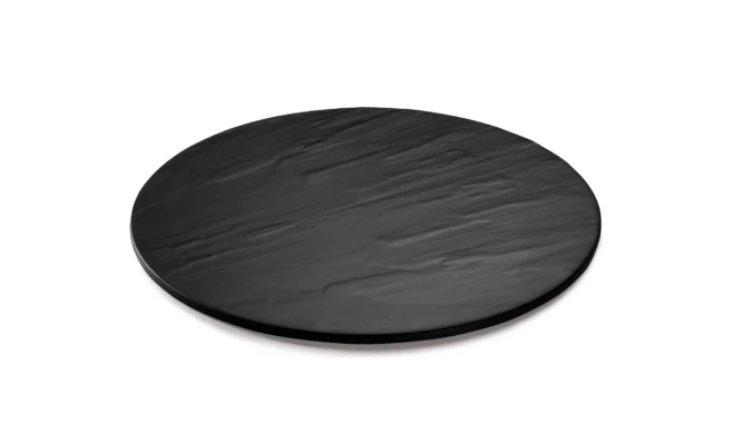 Displayfat 33 cm Dubbelsidigt Melamin Skiffer/Bambu – Pujadas