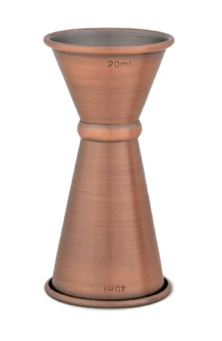 Mätglas/jigger antik koppar 20 och 40 ml rostfritt stål