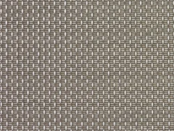 Finvävd bordstablett 45 x 30 cm PVC och polyester i brun