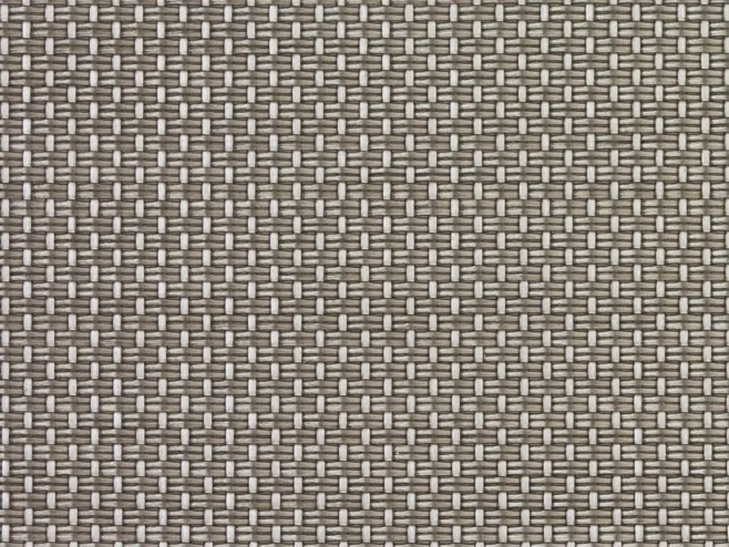 Finvävd bordstablett 45 x 30 cm PVC och polyester i brun