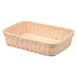 Rektangulär brödkorg 40 x 28,5 cm polypropen – brun