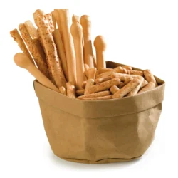 Brödpåse återanvändbar 13 cm – brun