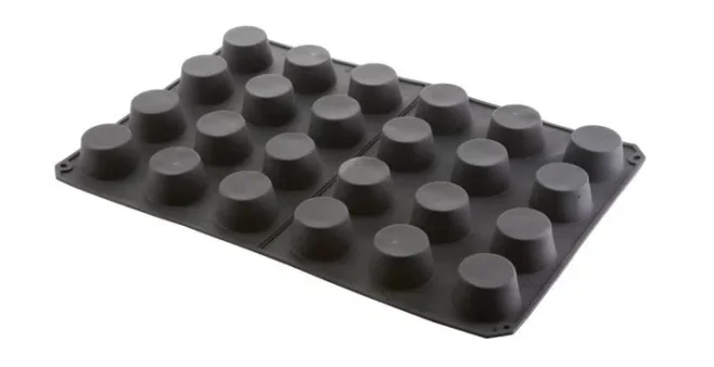 Silikonform 24 muffins 60 x 40 cm för 7 x 3 cm