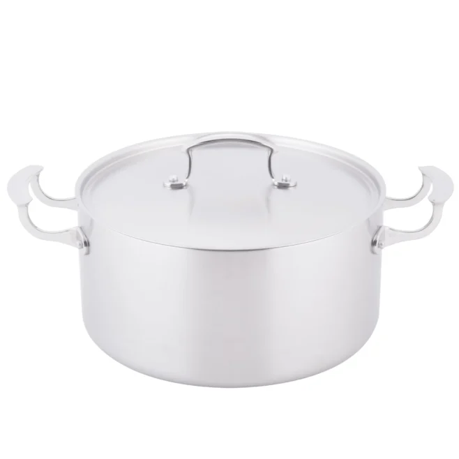 Miramar gryta cookware med lågt kupolock