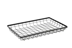 Rektangulär metallkorg 45x30 cm