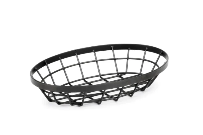Serveringskorg oval 22,5 x 15 cm metall