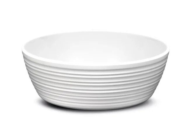 Serveringsskål 20 cm melamin – Bianca Ripple
