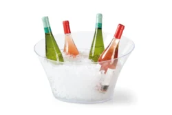 Champagnehink oval plast transparent