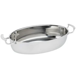 Oval gratängform 6,9 liter i rostfritt stål – Miramar