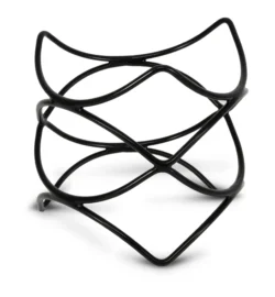 Svart bufféställ 19 cm