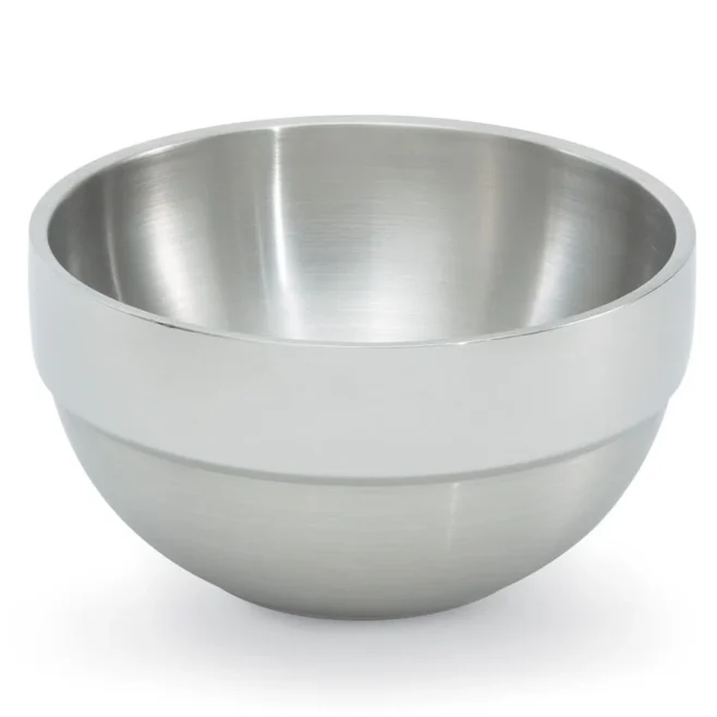 Serveringsskål Rund Dubbelvägg 0,7 L Rostfritt Stål Satin/Mirror – Pujadas Vollrath