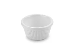 Ramekin skål i vit melamin - olika storlekar