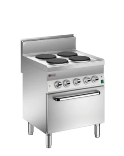 Spis 4 plattor med konvektionsugn, 14,6kW, 700x600x870mm, Baron