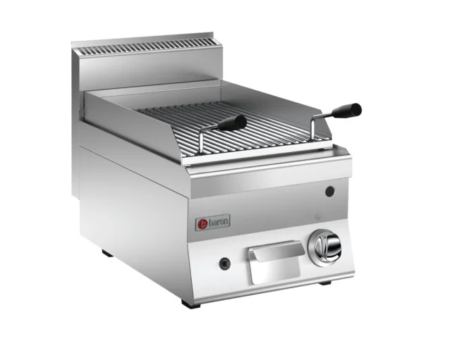 Lavastensgrill (gas), 7kW, 400x650x295mm, Baron
