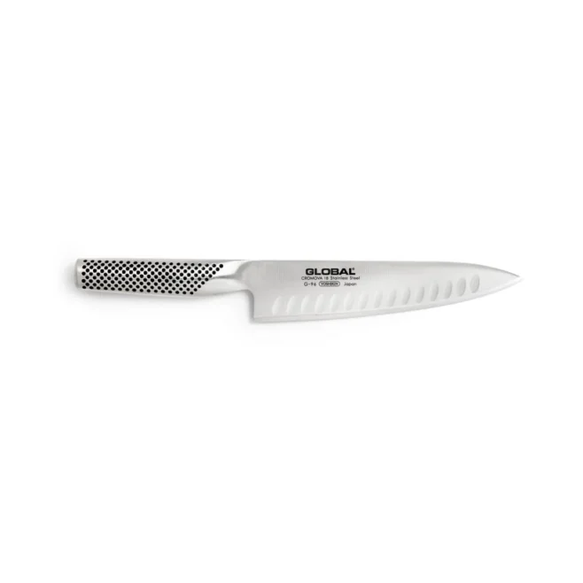 Kockkniv 19 cm olivslipad - Global Classic
