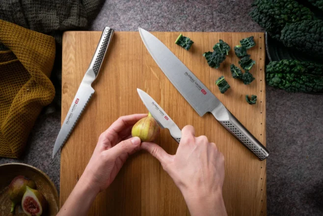 Knivset i 3 delar GU-01, GUS-22 & GUF-30 - Global Ukon