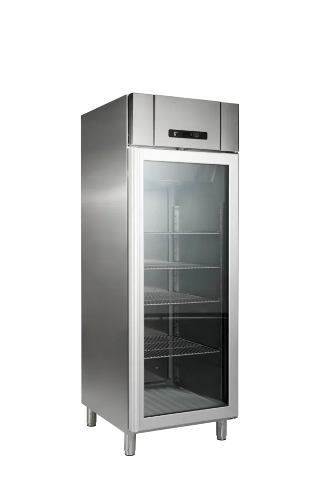 Frysskåp, Gram Professional, Compact 600, Glasdörr 580 liter Rostfri