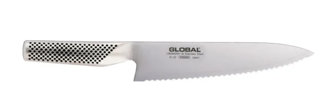 Brödkniv 20 cm vänsterslipad - Global Classic