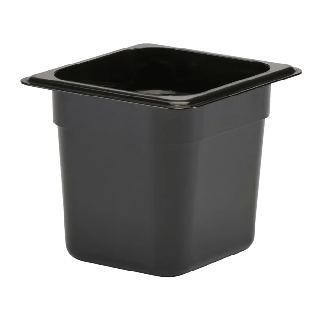 Kantin Polykarbonat Svart GN 1/6x150mm Cambro
