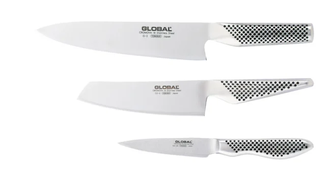 Knivset i 3 delar G-2, GS-5 & GS-38 - Global Classic