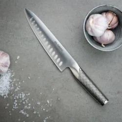 Kockkniv 18 cm olivslipad - Global Classic