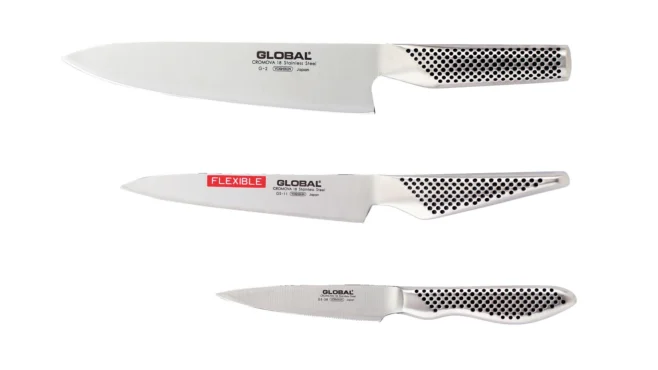Knivset i 3 delar G-2, GS-11 & GS-38 - Global Classic