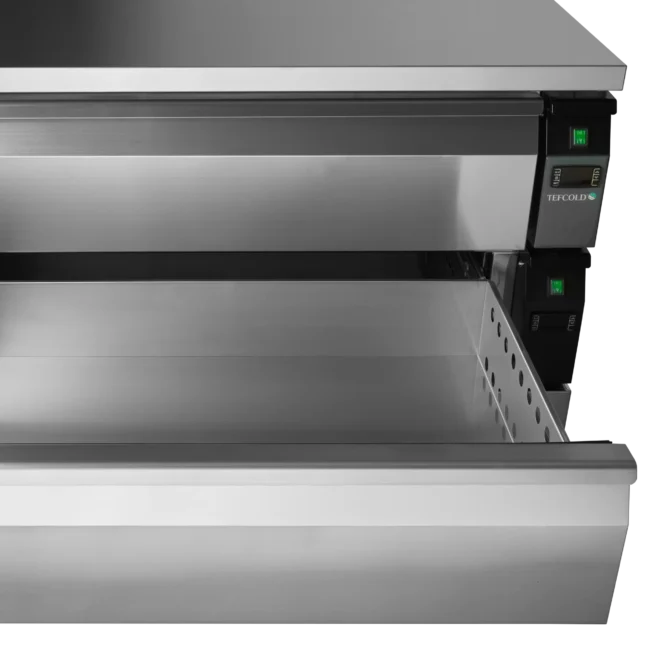 Kylbänk GN2/1 Uni-Drawer, 905x700x870mm