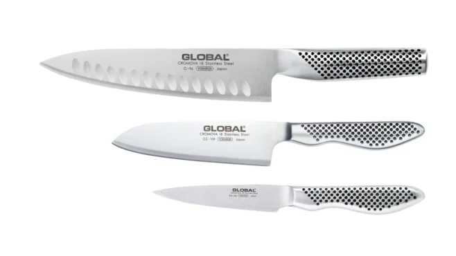 Knivset i 3 delar G-96, GS-38 & GS-109 - Global Classic