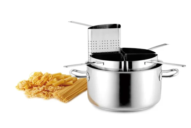 Pastakokningsset INOX-PRO 35cm med 4 pastakorgar