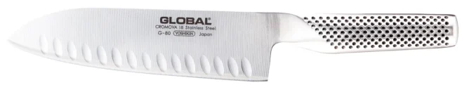 Santokukniv 18 cm olivslipad - Global Classic