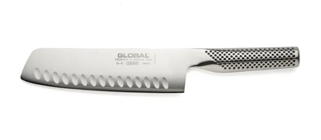Grönsakshacka 18 cm olivslipad - Global Classic