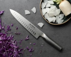 Kockkniv 20 cm olivslipad - Global Classic