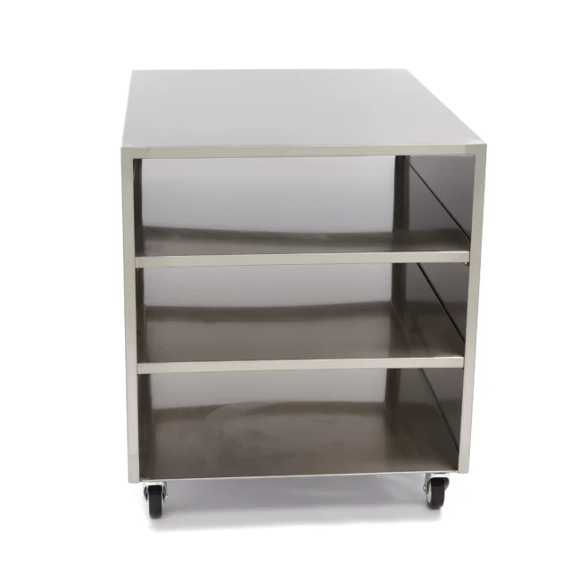 Rostfritt maskinbord/rullbord "MAXI" 800x600x700mm