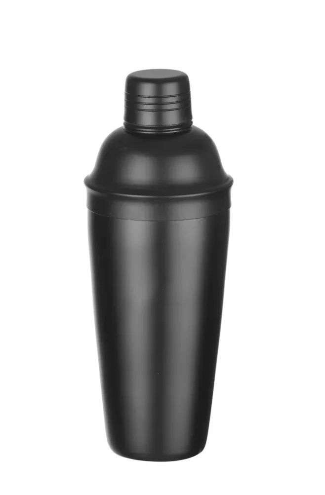 Cobbler/Shaker 3-delar 0,75 l – Svart