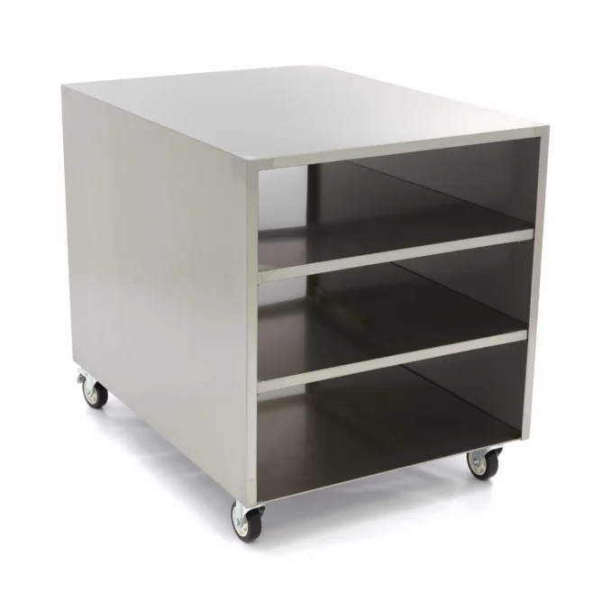 Rostfritt maskinbord/rullbord "MAXI" 800x600x700mm