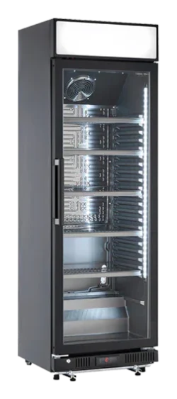 Drickakyl 350L, svart med ljustopp, 350L, 685x680x1940, Basic