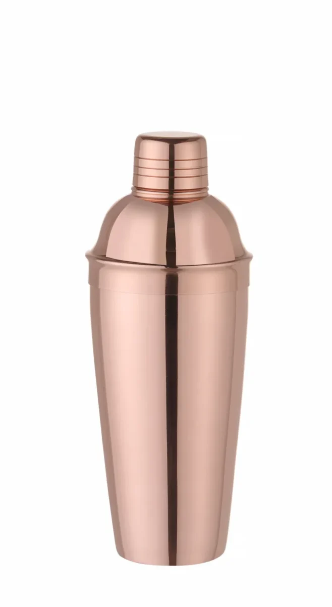 Cobbler/Shaker 3-delar 0,75 l - Kopparfinish